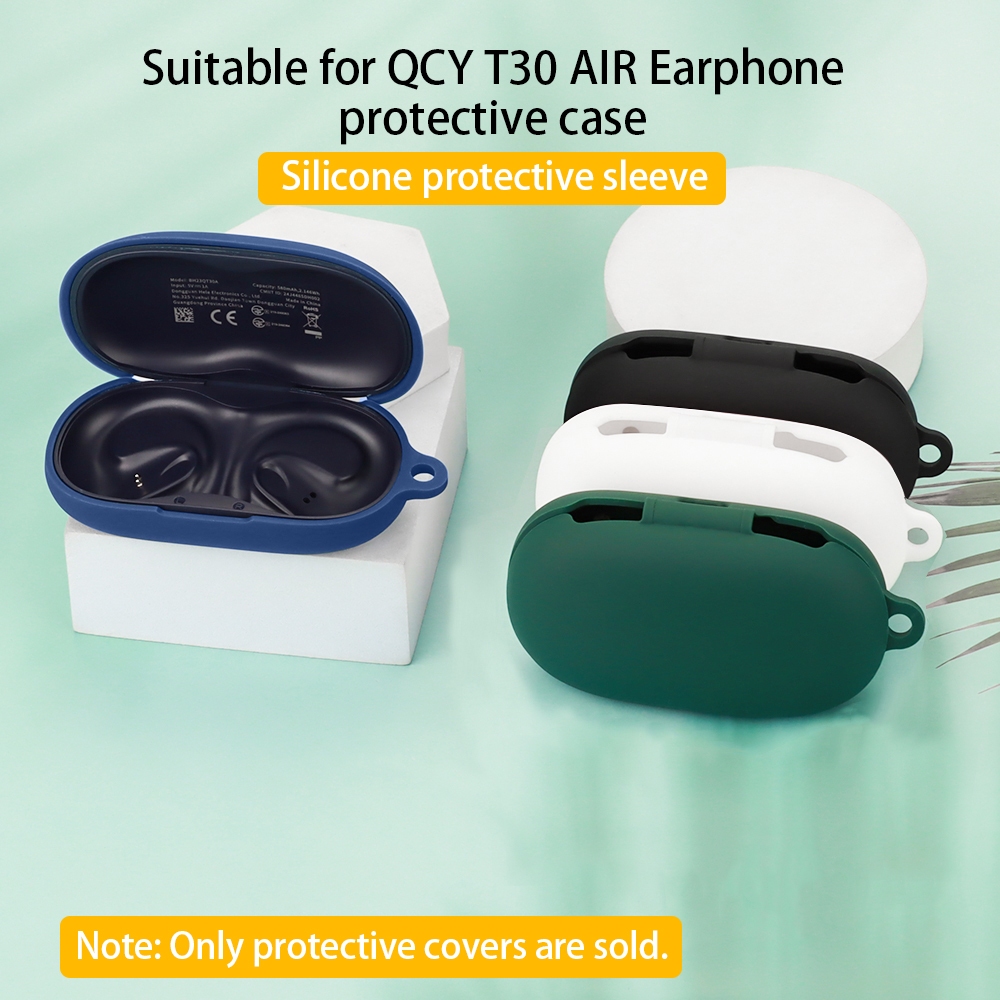 สําหรับเคสป้องกันหูฟัง QCY T30 AIR | พรีซิชั่นฟิต | ความสมบูรณ์ของอุปกรณ์เปลือย