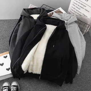 MEFEEE เสื้อฮูดี้และถุงbreroสำหรับผู้ชายแบบสตรีทแวร์ ทำจากขน…