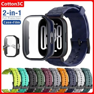 สายซิลิโคน + PC เต็มรูปแบบสําหรับ Redmi Watch 5 Active/5 Lite สายคล้อง + สําหรับ Redmi Watch 3 Active/Lite WatchBand