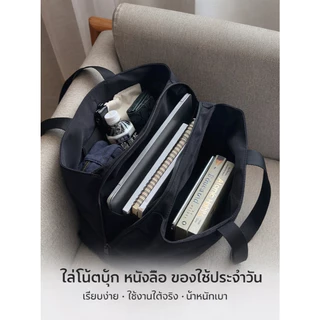【COD】กระเป๋าโท้ทผู้หญิง ใส่โน้ตบุ๊กได้ กระเป๋าทำงาน กันน้ำ ขนาดใหญ่