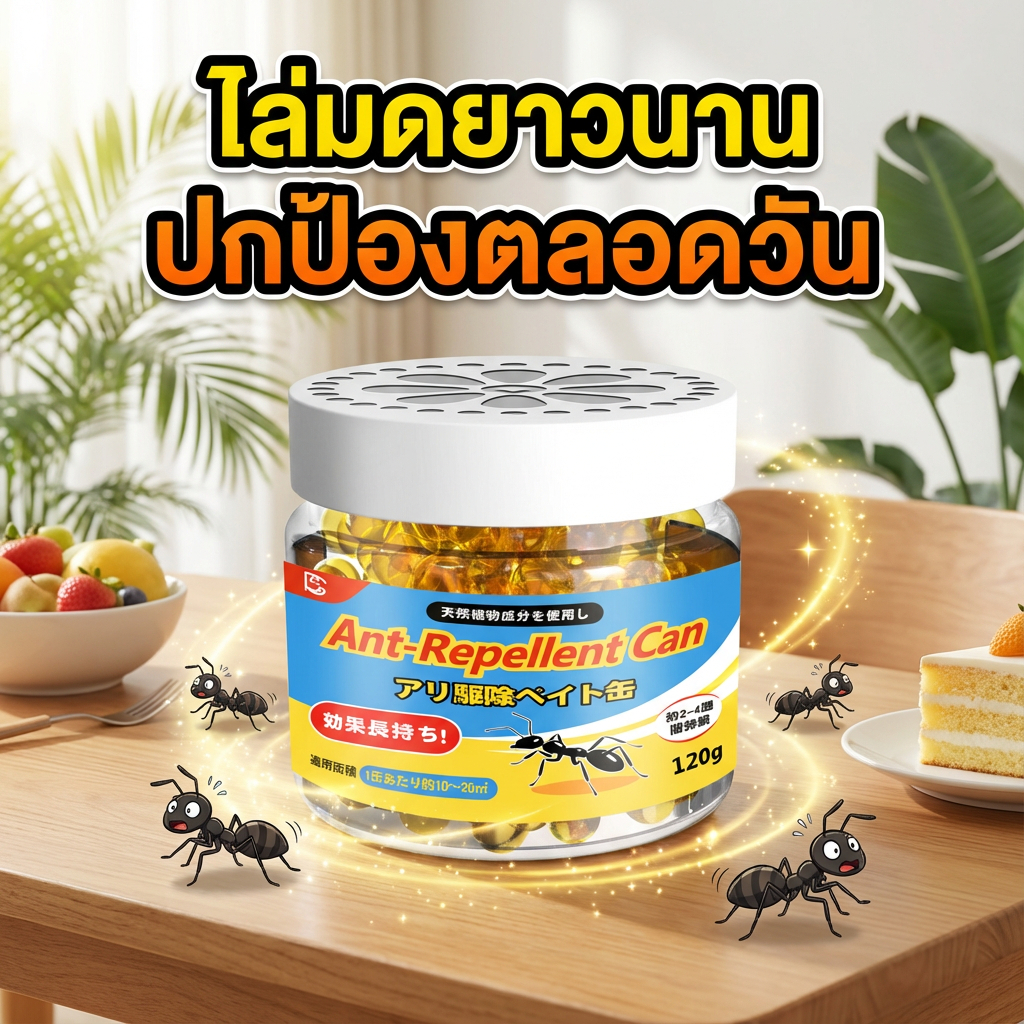 มดวิ่งหนี ย้ายบ้านหนีทั้งคืน! กําจัดมด ยาไล่มด เจลไล่มด ที่ไล่มด ยากําจัดมด ใช้ได้กับแม่และเด็ก