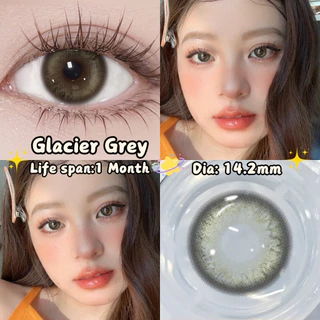 คอนแทคเลนส์ตาโต【0.00--6.00】UYAAI คอนแทคเลนส์สายตาสั้น รมีอย.Aoki Caramel สวมใส่สบาย 2ชิ้น/คู่