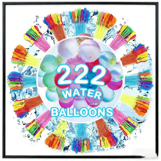 222 ลูกโป่งน้ําหลากสี เติมน้ําเร็ว ปาร์ตี้สระน้ํา