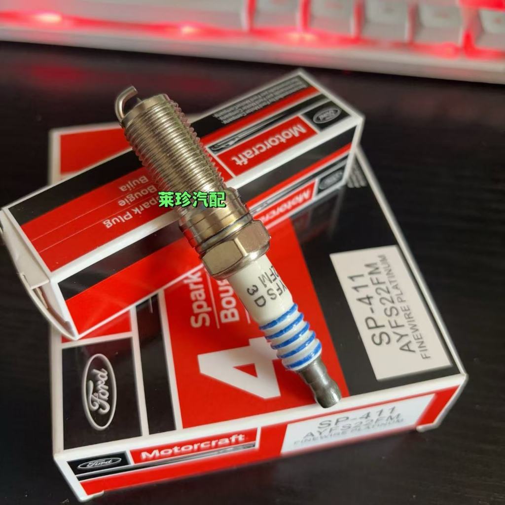 Ford Iridium Platinum AYFS22FM หัวเทียน SP-411 ใหม่ Old Fox Fiesta Winghu Explorer Mazda Sharp World