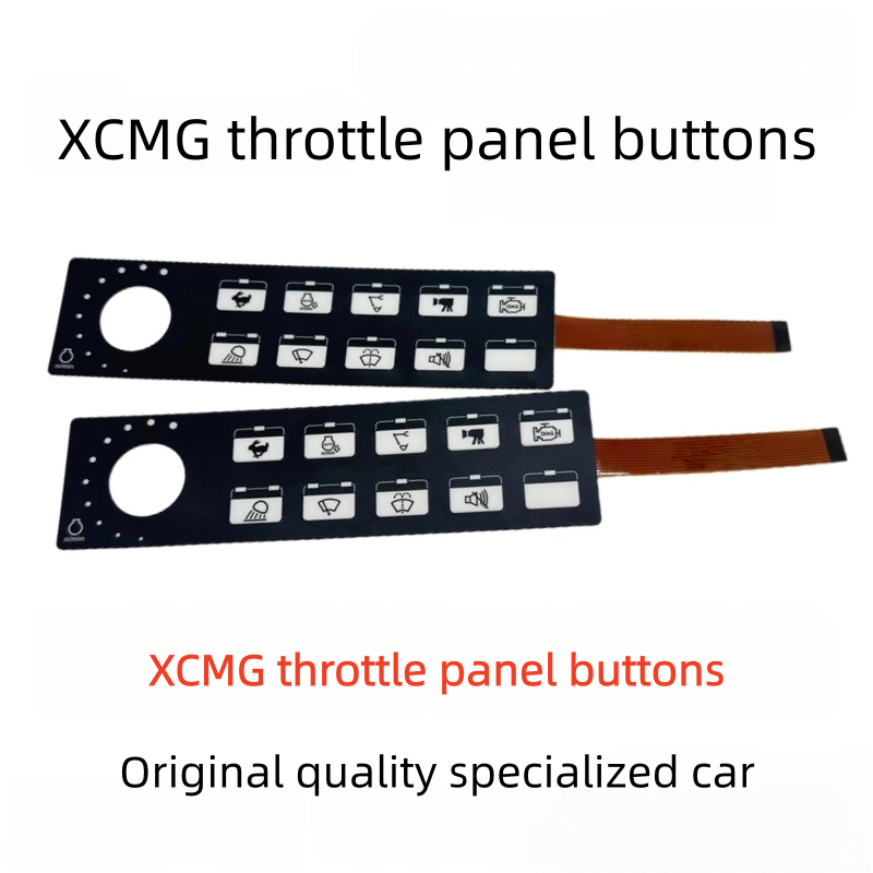 XCMG XE75DA 135D 150 200DA 205 215DA สวิตช์คันเร่งแผงควบคุมปุ่มรูปลอก