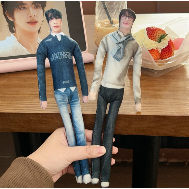 Shen Zilun ENHYPEN ตุ๊กตานามธรรมเมาส์แห้ง jake ตุ๊กตาผ้าฝ้าย Star Wire Skeleton Shape