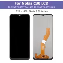 ใหม่สําหรับ Nokia C30 TA-1357 TA-1377 TA-1369 TA-1360 TA-13359 จอแสดงผล Lcd Touch Screen Digitizer