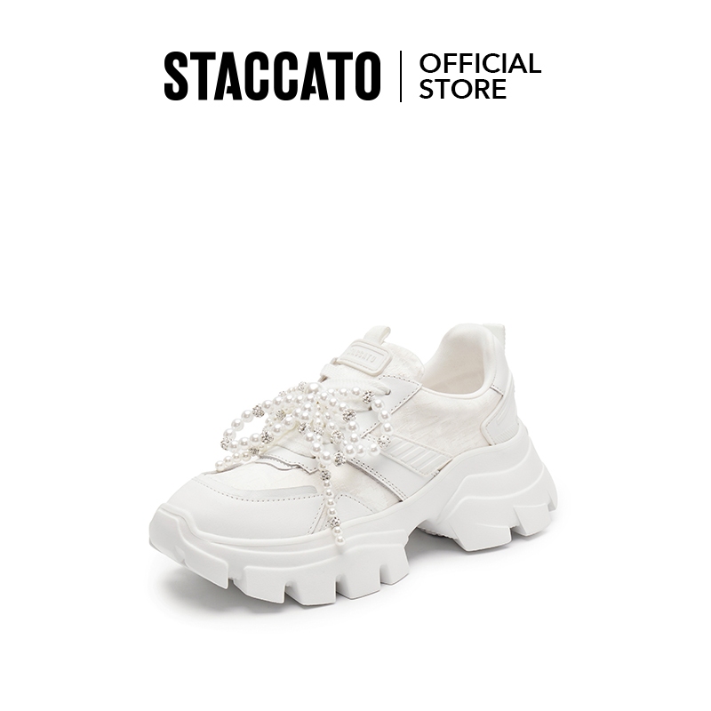 Staccato Women's Sneakers รองเท้าผ้าใบผู้หญิง พื้นหนา เพิ่มความสูง ECE86