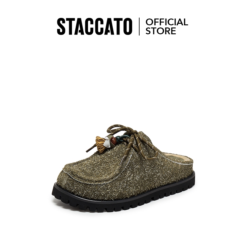 Staccato Women's Birkenstocks  Slippers รองเท้าแตะผู้หญิง ส้นตึก S1301