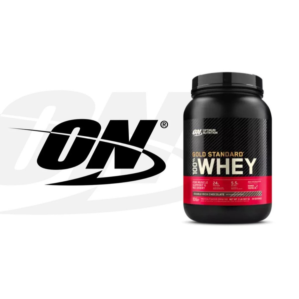 Optimum Nutrition Gold Standard เวย์โปรตีน 100% 2lbs/5lbs-ดับเบิ้ลริชช็อกโกแลต - รูปที่ 2