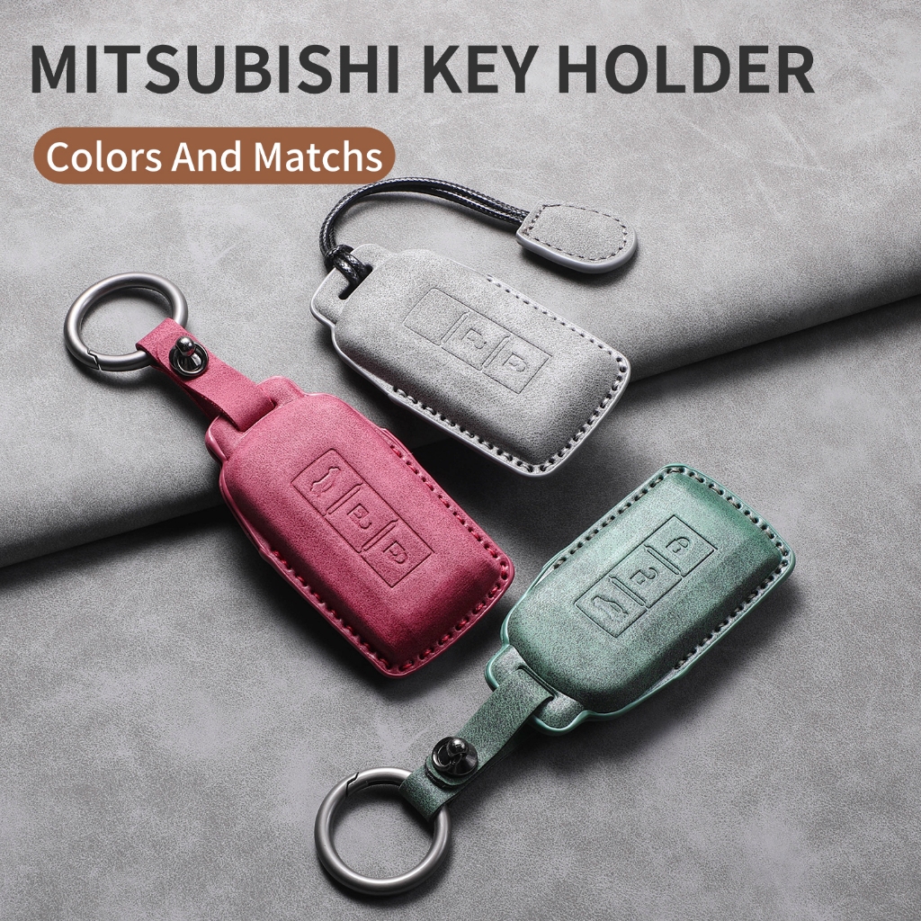 Mitsubishi 2 3 ปุ่มกุญแจรถสําหรับ Mitsubishi Xpander gls 2025 /Pajero/Triton/Pajero Sport/Mirage/Attrage Remote Key Case อุปกรณ์เสริมพวงกุญแจ