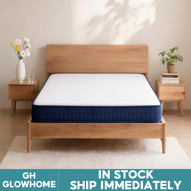 (ใน คลังสินค้า) ความหนาฤดูใบไม้ผลิตาข่ายทุกที่นอนฟองน้ําบีบอัดที่นอนผ้าฝ้ายละลายร้อนป้องกันแบคทีเรียบ้านที่นอนม้วนห่อ