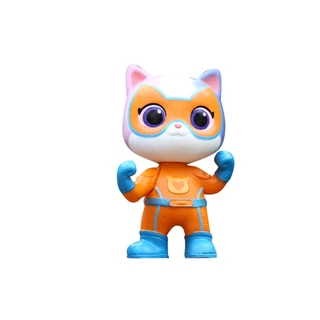 5 ชิ้น/เซ็ต 5-7 ซม.การ์ตูนอะนิเมะ Super Kitties รูป Ginny Bitsy Sparks Buddy แมวขโมยรุ่น Q PVC ตัวเลขการกระทําตุ๊กตาของเล่นเด็กของขวัญ