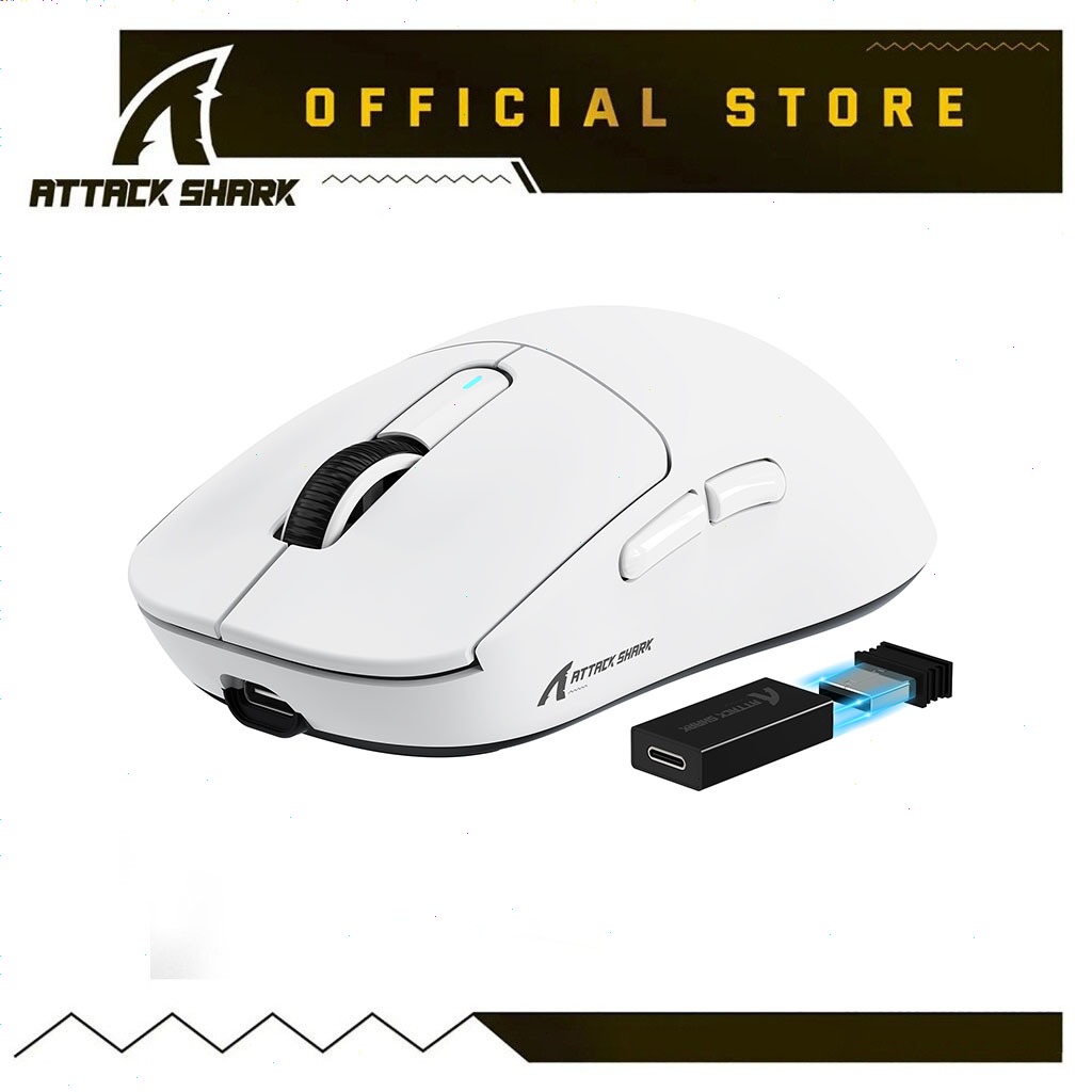 ATTACK SHARK X3PRO สามโหมด 8K Gaming Mouse,4K/8K Hz, 59g SUPERLIGHT, PixArt, PAW3395 Gaming Sensor