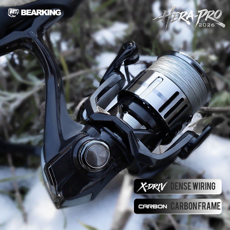 รอกหมุน HERA-PRO อัตราส่วน 5.2:1, 6+1BB, กำลังลากสูงถึง 6KG, ระบบ 3X DRIVE, เลย์ไลน์ช้าและแน่น, ต้านทานเกลือและน้ำจืด ราคา ถูกที่สุด ดีลบีเคเค แกลเลอรีภาพที่ 7