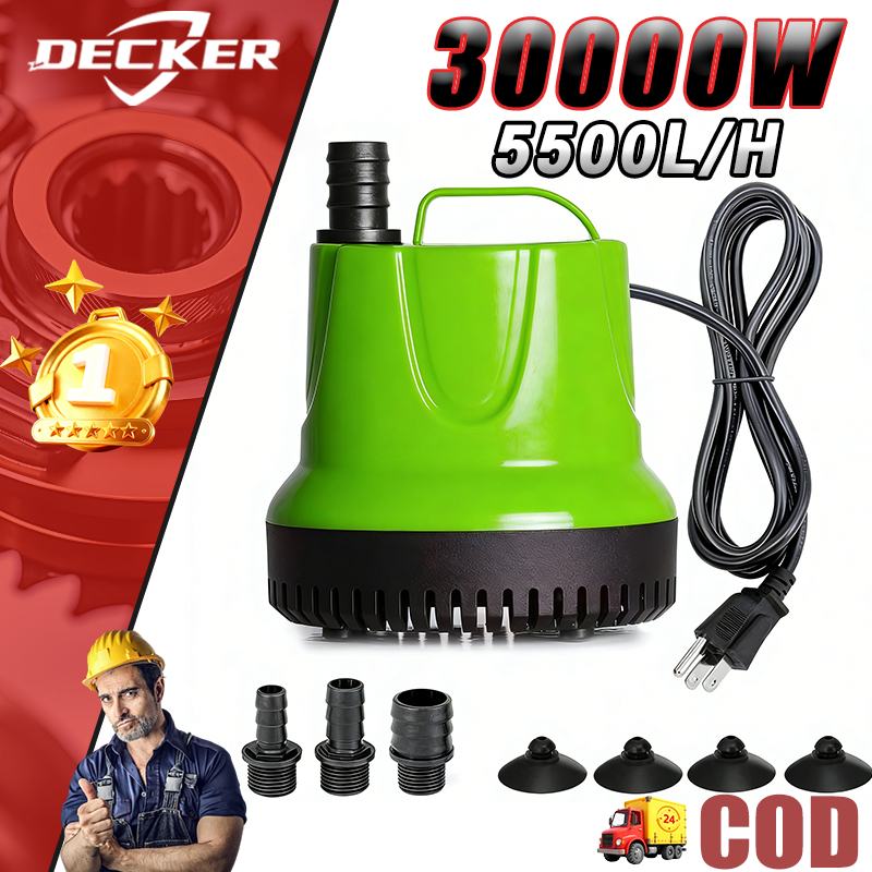 ปั๊มดูดน้ำอัตโนมัติ ไดร์โว่ 220V กำลังแรง 5500/H ปั๊มจุ่ม บ่อปลา พิพิธภัณฑ์สัตว์น้ำ ปั๊มน้ำพุ รดน้ำดอกไม้ ล้างรถ