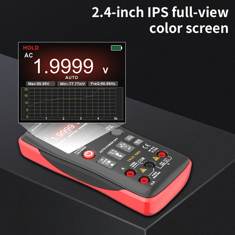 ZOYI R01 Infared Thermal Imager -20 ~ 550 ํC Digital 25000 นับมัลติมิเตอร์ AC/DC แรงดันไฟฟ้า Current