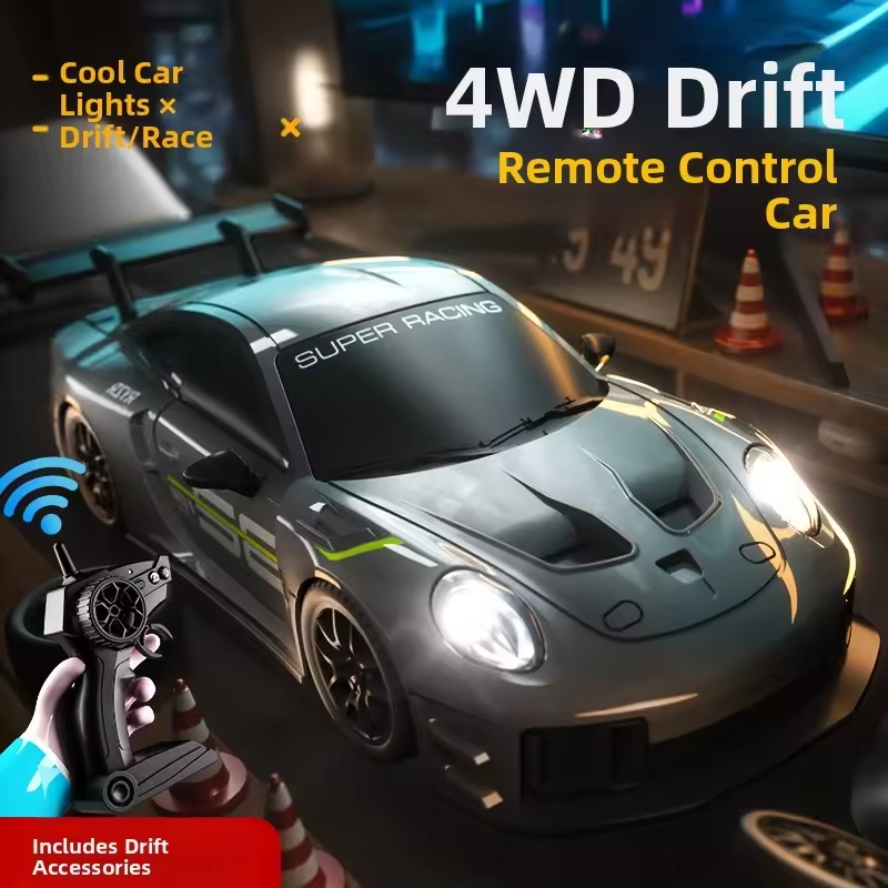 2026 ใหม่ Limited Edition Rc Drift Car GT3 RS 911 mi SU7 1:24 Drift Racing Car, Racing เด็กของขวัญรีโมทคอนโทรลความเร็วสูง รถบังคับ