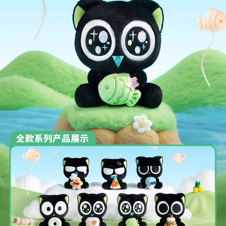 พร้อมส่ง 1 สุ่ม Luo Xiaohei Hug Series กล่องปริศนาจี้ตุ๊กตา