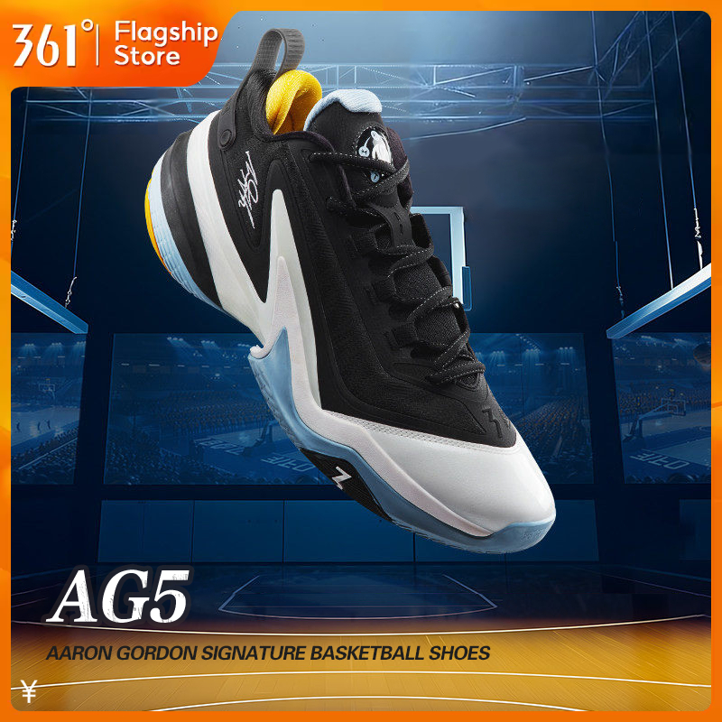 【361 Degrees】Ag5 Aaron Gordon รองเท้าบาสเก็ตบอลสำหรับผู้ชาย ระดับมืออาชีพ ใช้งานได้จริง ทนทานต่อการส