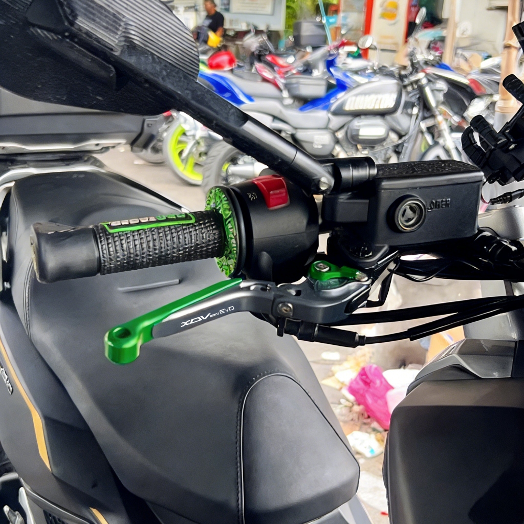 สําหรับ KEEWAY XDV180 EVO ก้านเบรค XDV 180 ดัดแปลงที่จอดรถเบรคล็อคคลัทช์ Lever Handle อุปกรณ์ตกแต่ง 