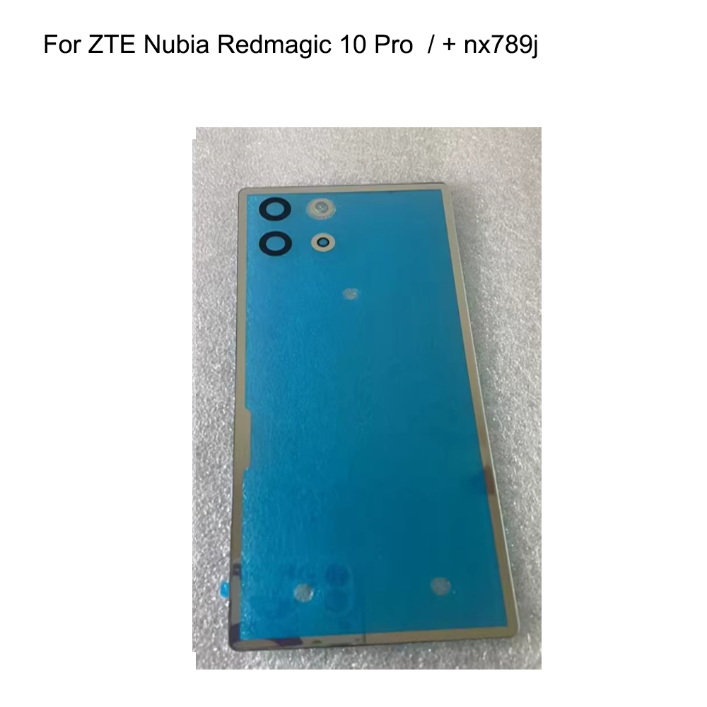 100% ใหม่แบตเตอรี่ด้านหลังฝาครอบประตูสําหรับ ZTE Nubia Redmagic 10 Pro nx789j แบตเตอรี่ปกหลังสีแดง m