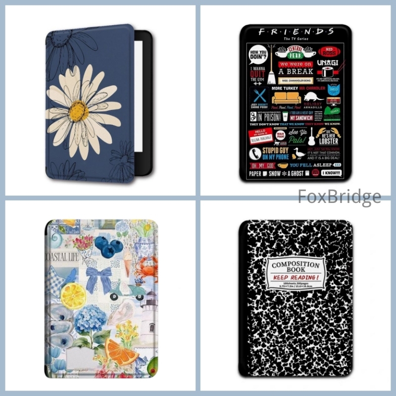 เคสจุดหรูหรา 2024 Paperwhite 12th gen (7in) /2021 Paperwhite 5 (6.8in)/ 4 (10th) /3 2 1 Smart Cover 