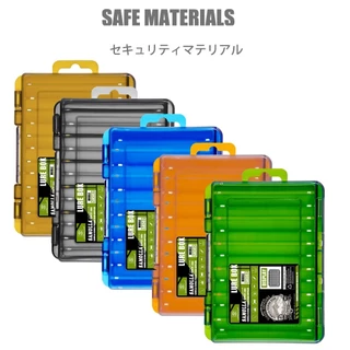 A&D 1 Pc Fishing Tackle กล่อง 12 ช่องอุปกรณ์ตกปลา Lure Hook Storage Case สองด้านเครื่องมือตกปลา Organizer กล่อง TH