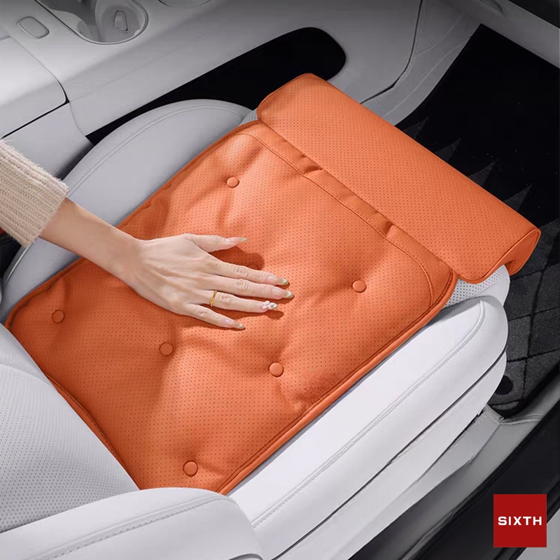 ที่รองขาในรถยนต์ ขารองรับ เบาะรองนั่งรถยนต์ แผ่นรองรองรับขาเบาะรถยนต์  หนังนุ่มพิเศษ NAPPA สบายและระบายอากาศ Car Seat Leg Holder Support Universal Auto Seat Extender