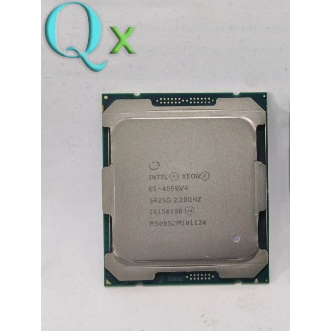 Upgrade CPU Xeon E5 4669 V4 LGA2011-3 เซิร์ฟเวอร์ CPU โปรเซสเซอร์ 2.2GHz 22Cores 44T 135W 55MB สําหร
