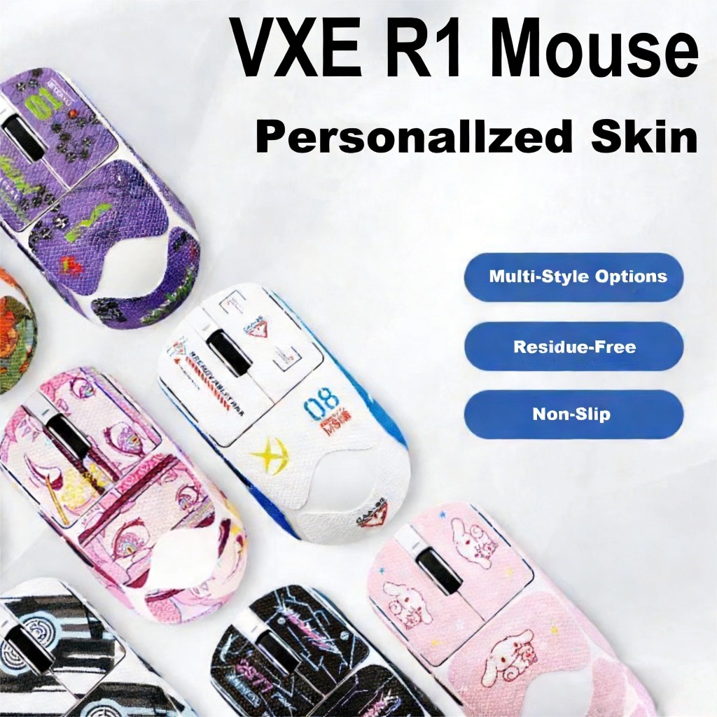 VXE R1 สติ๊กเกอร์เมาส์กันลื่น SE+ PRO MAX Griptape