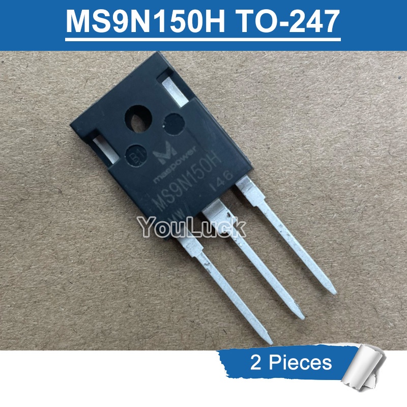 2 ชิ้น MS9N150H TO-247 9A/1500V N-Channel MOSFET ทรานซิสเตอร์ใหม่เดิม