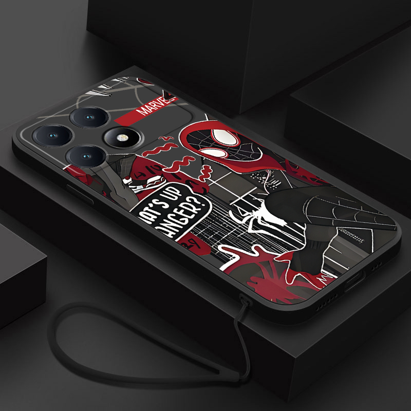 Xiaomi POCO F8 Pro F8Ultra 5G Spider Man แฟชั่นกรณี Marvel Silicon Soft Cover ทนทานปลอก