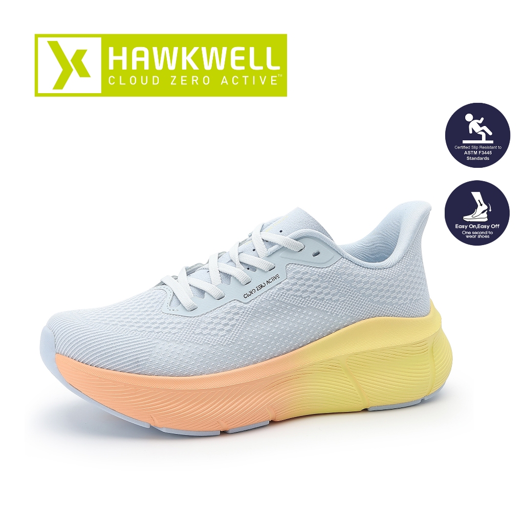 Hawkwell รองเท้าวิ่งกันลื่นของผู้หญิงรองเท้าผ้าใบน้ําหนักเบารองเท้ากีฬาระบายอากาศ Cloud Zero Active-LekikaNova/9411