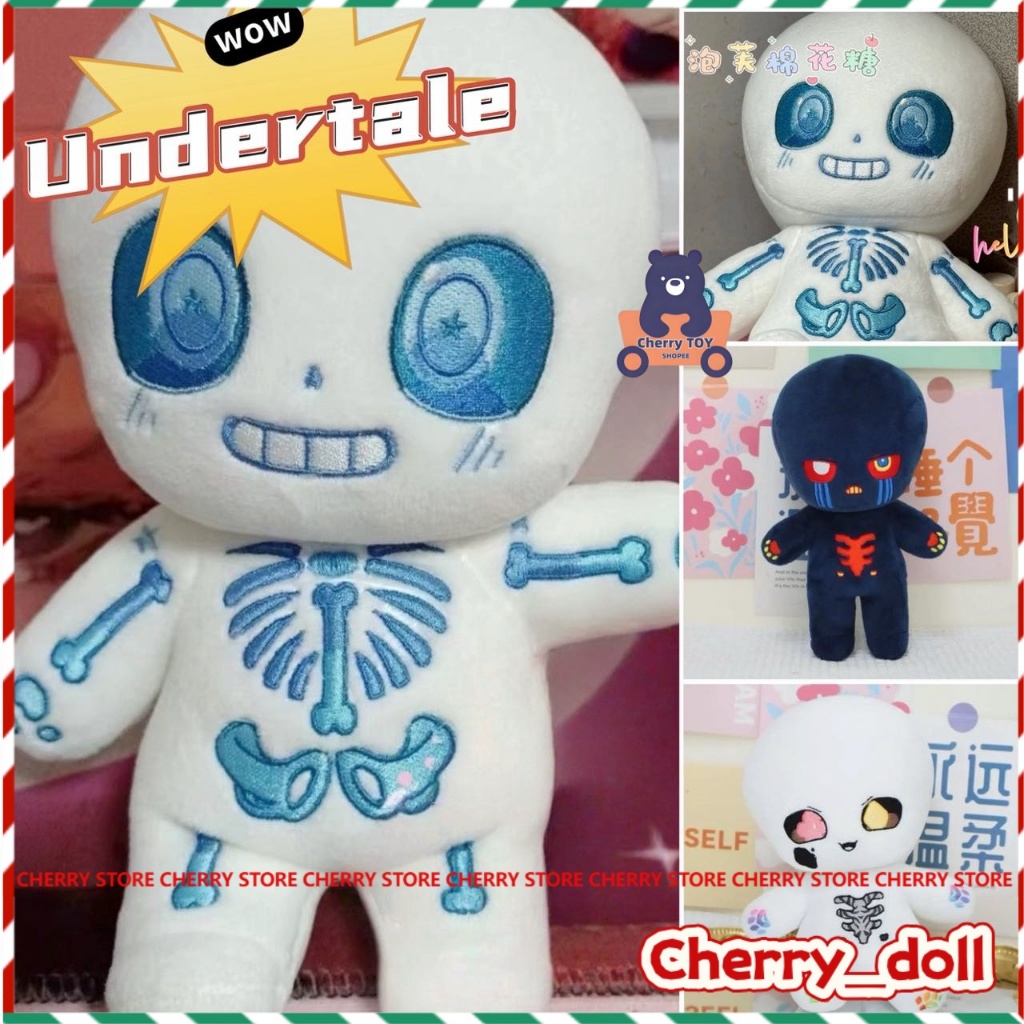 ใหม่! 20 ซม.Undertale Errers Sans ตุ๊กตาตุ๊กตา,น่ารักนั่งหมอนอะนิเมะคอสเพลย์การ์ตูน Kawaii Plushie Mascot Xmas ของขวัญ