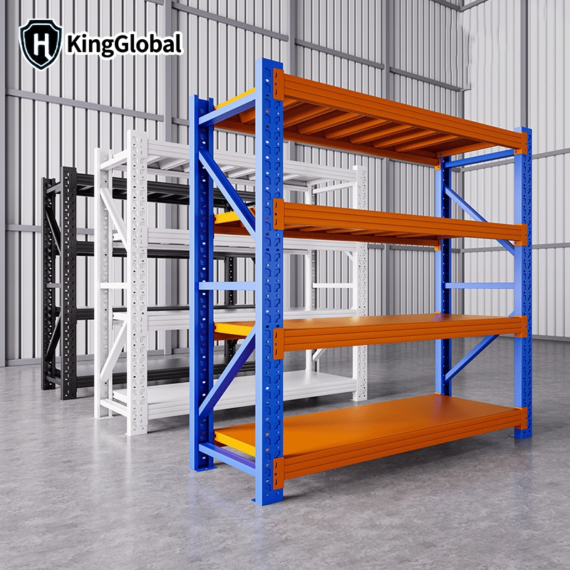 KingGlobal เหล็กหนาชั้นเก็บของ 250kg/ชั้น 200x200x60cm มีหลายสีพร้อมส่ง