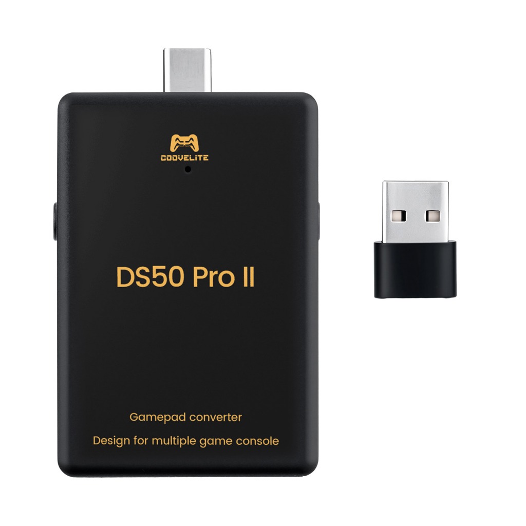 ตัวแปลงเกมแพด Besavior DS50 PRO2, รองรับ P5/P4/X1S/XSX/Xbox Elite 2/Switch Pro คอนโทรลเลอร์ Gamepad 