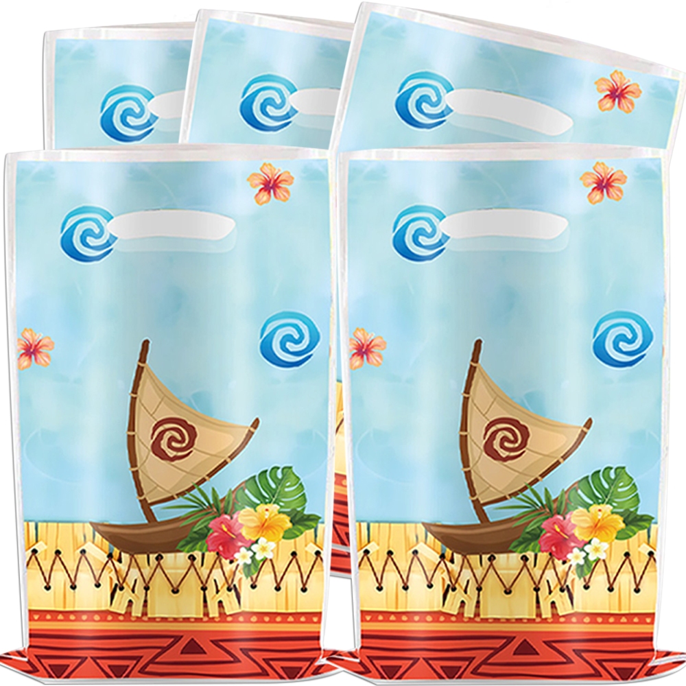 10/30/50 ชิ้น Moana Theme ของขวัญวันเกิดกระเป๋า Moana Candy กระเป๋า Goody กระเป๋า Moana วันเกิดตกแต่