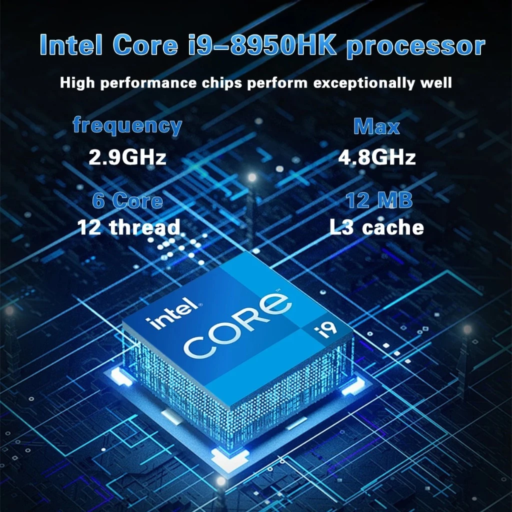 2026 ใหม่ลายนิ้วมือ UnIock โน้ตบุ๊ค 15.6 นิ้วแล็ปท็อป Intel Core i9-8950HK 16GB RAM 1TB/2TB SSD Windows 11 Pro แล็ปท็อปเกมสํานักงาน thumbnail 4