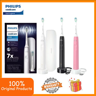 Philips 4100 Sonicare HX3681 แปรงสีฟันไฟฟ้าอัลตราโซนิก 7X คร…
