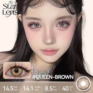Starlens คอนแทคเลนส์ 1 คู่ DIA14.2-14.5mm lens คอนแทคเลนส์สีน้ําตาล/เทา คัดเกรด 0.0-8.0 สําหรับ 6 เดือน คอนแทคเลนส์ธรรมชาติ