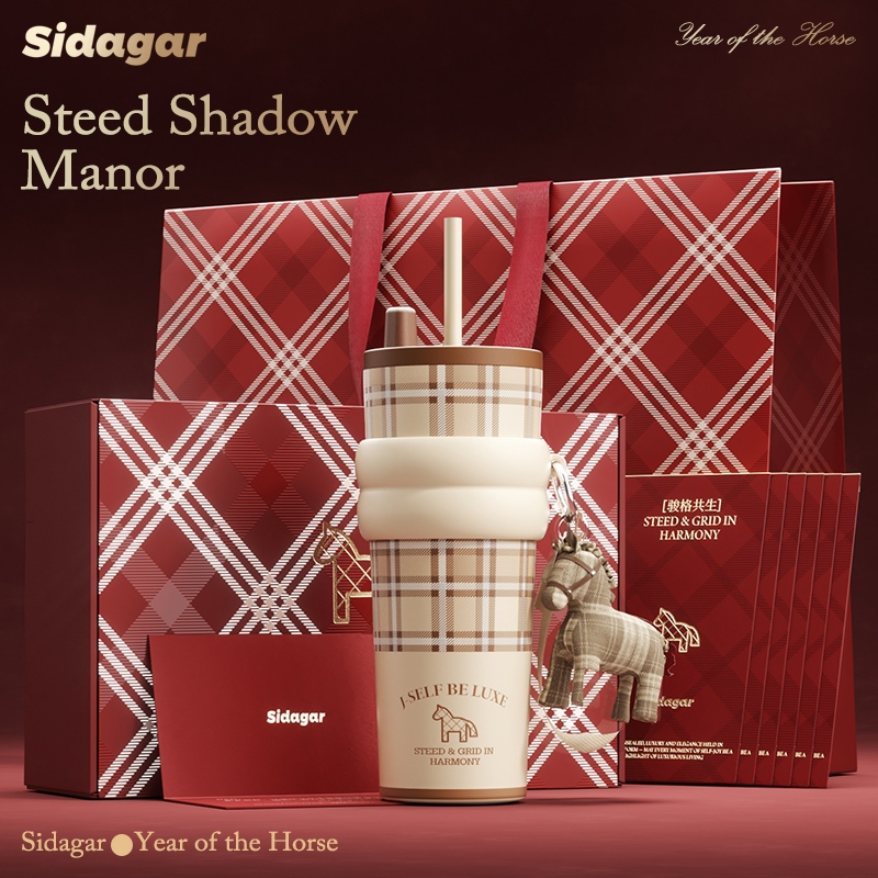 Sidagar แก้วเก็บความเย็น 316ล เคลือบเซรามิกถ้วยน้ํา 710มล ขวดน้ําความจุขนาดใหญ่แก้วน้ําร้อนและเย็น