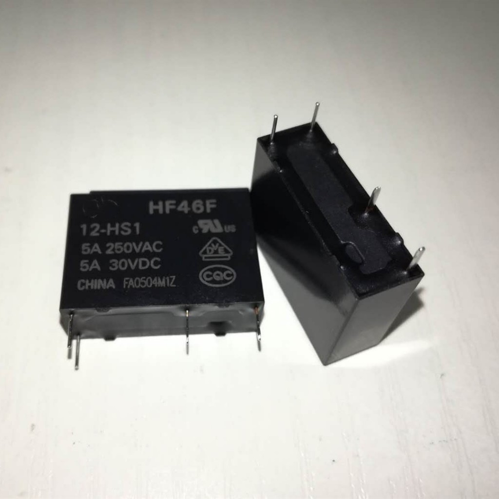 รีเลย์ 12V 5A HF46F 12-HS1 รีเลย์กําลังสูงขนาดเล็กพิเศษ