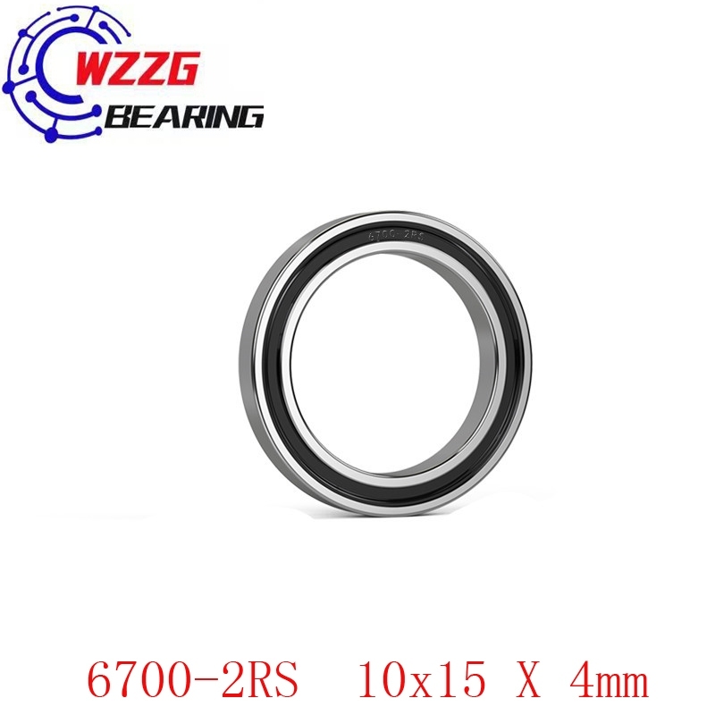 10 ชิ้น Miniatur แบริ่งมอเตอร์บาง-ผนัง 6700ZZ 6700-2RS 10x15 X 4 มม.