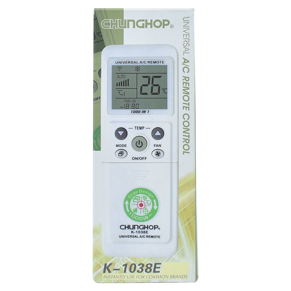 Ghunkhop รีโมทคอนโทรลสากล rem0te 1000 in 1 K-1038E K-9098e