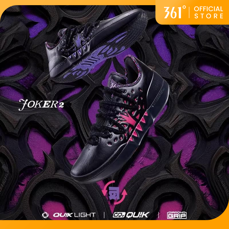 361 Degrees Joker 2 รองเท้าบาสเก็ตบอลผู้ชาย 672611104 672611110
