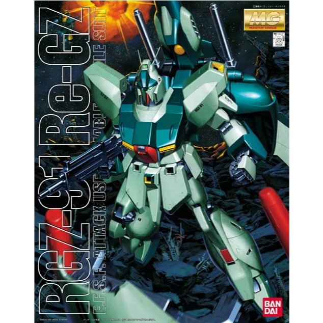 BANDAI MG 1/100 MOBILE SUIT GUNDAM RGZ-91 Re-GZ โมเดลพลาสติก