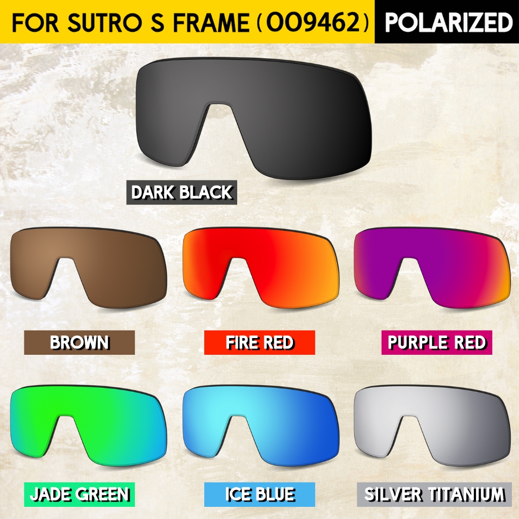 เลนส์ทดแทนสําหรับกรอบแว่นกันแดด Sutro S OO9462 - 100% UVA UVB & Perfect Fit & Impact