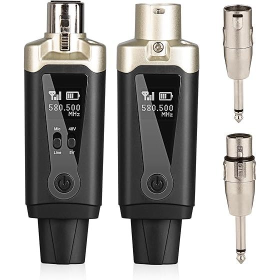 MA5 ระบบไมโครโฟนไร้สาย UHF Wireless XLR Transmitter Receiver สําหรับเครื่องผสมไมโครโฟนแบบไดนามิก