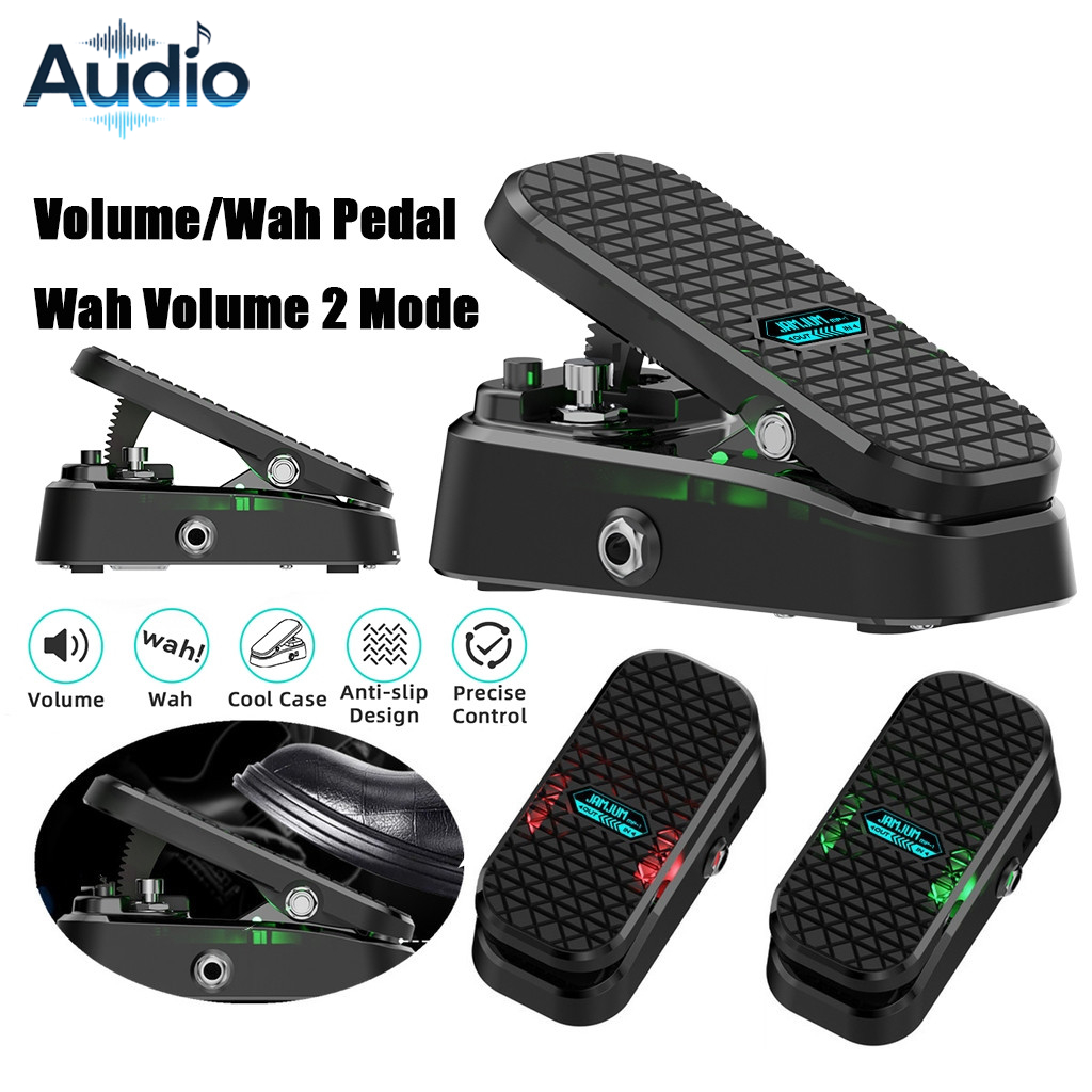 MP-1 Wah/Volume 2-in-1 Mode Pedal สําหรับกีตาร์ไฟฟ้า synthesizer ลดเสียงรบกวนและกันลื่น